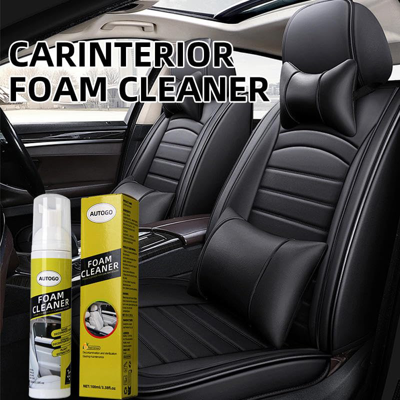 Leather Cleaner Interior - Espuma de Limpeza Multiuso para Assentos