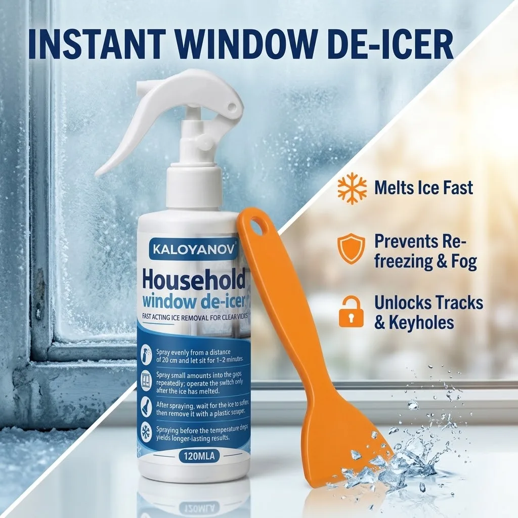 Glass Cleaner Streak - Spray Limpador de Janelas KALOYANOV, Removedor