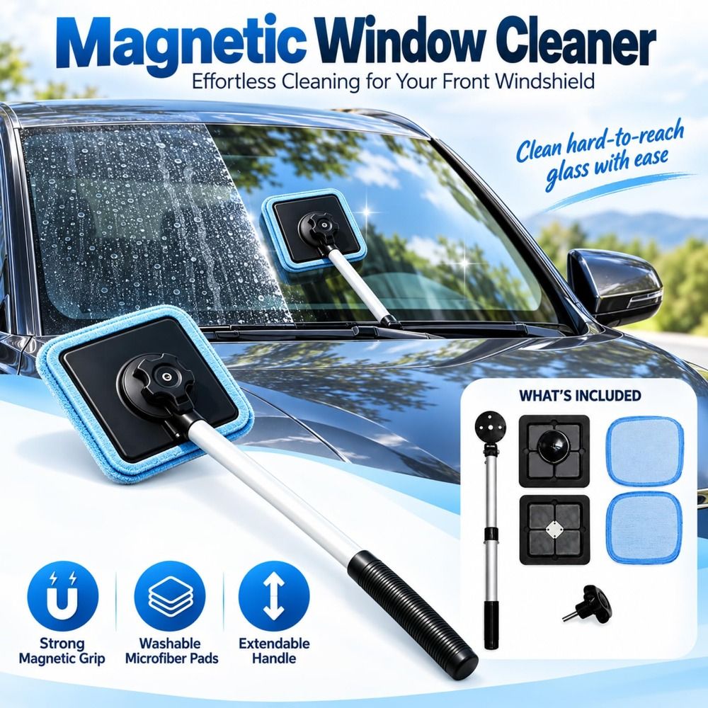 Glass Cleaner Streak - Kit de Limpeza de Vidros com