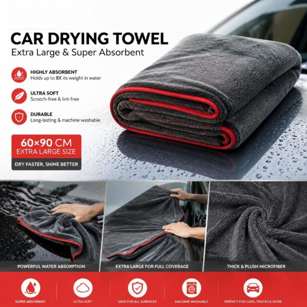 Microfiber Towel Detailing - Toalha de microfibra extra grande XXL