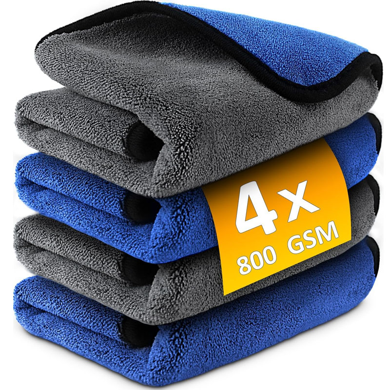 Microfiber Towel Detailing - 1-4 Peças de Toalhas de Microfibra