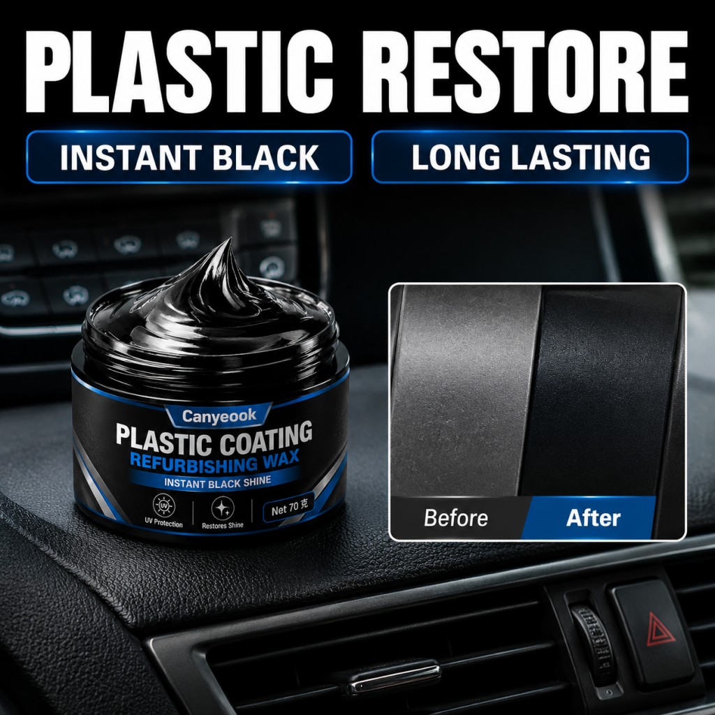 Trim Restorer Plastic - CANYEOOK Cera para Renovação de Acabamentos