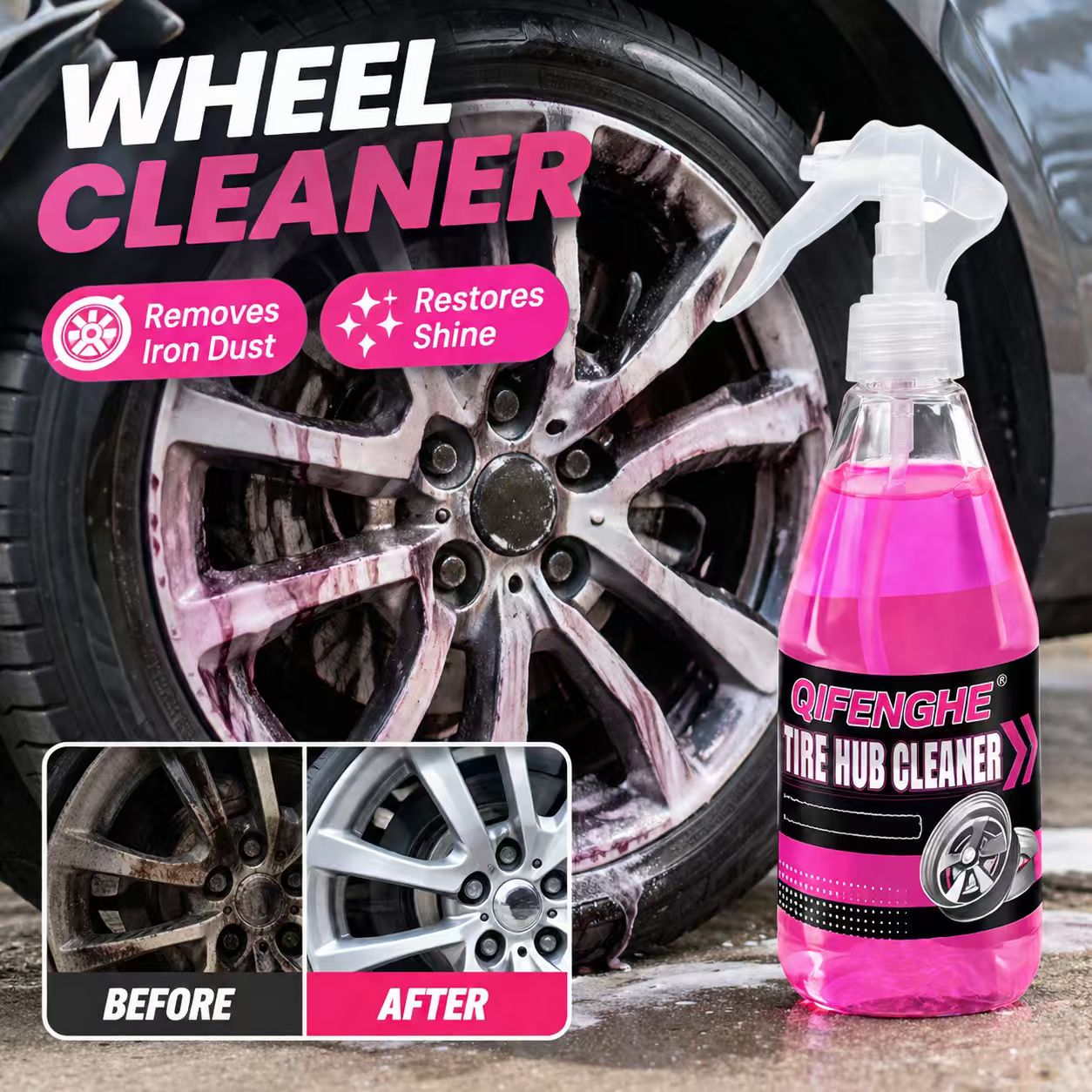 Spray Limpador de Rodas Potent - Wheel Cleaner Alloy avaliação e preço